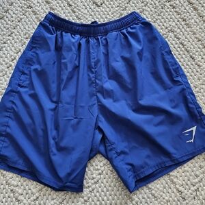 Blue Gymshark Shorts - 6 to 7 inch inseam